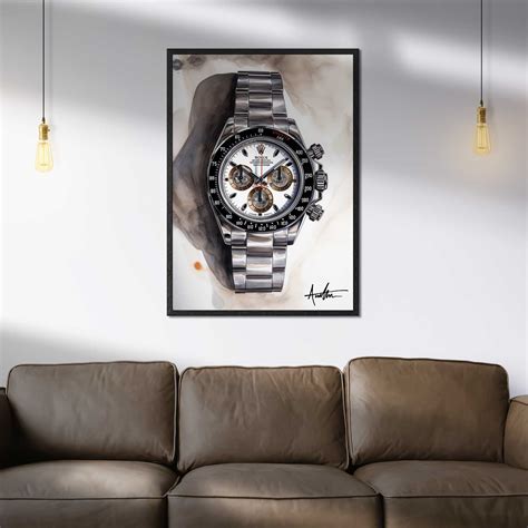 rolex daytona wall art|Rolex daytona watch face.